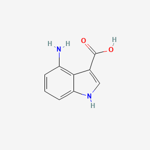molecular formula C9H8N2O2 B1527013 4-Aminoindole-3-carboxylic acid CAS No. 889941-55-3