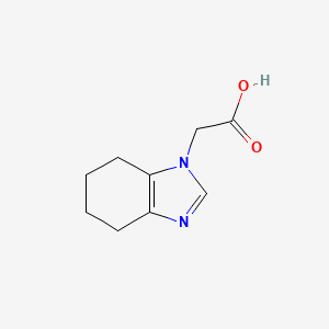 molecular formula C9H12N2O2 B1527025 2-(4,5,6,7-tetrahydro-1H-1,3-benzodiazol-1-yl)acetic acid CAS No. 1092286-74-2