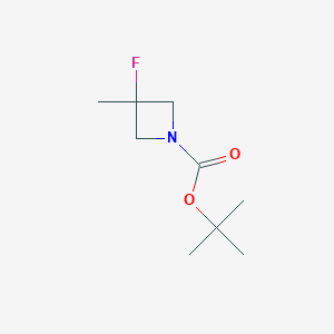 molecular formula C9H16FNO2 B1527027 1-Boc-3-fluoro-3-methylazetidine CAS No. 1314923-32-4