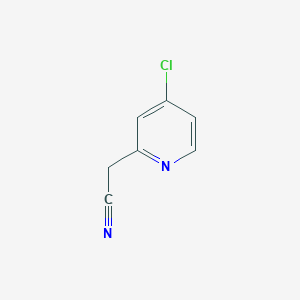 molecular formula C7H5ClN2 B1527033 2-(4-Chloropyridin-2-yl)acetonitrile CAS No. 1000515-40-1