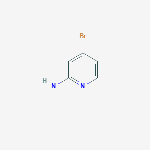 molecular formula C6H7BrN2 B1527038 4-Bromo-N-methylpyridin-2-amine CAS No. 468718-65-2