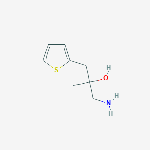 molecular formula C8H13NOS B1527040 1-Amino-2-methyl-3-(2-thienyl)propan-2-ol CAS No. 1082488-50-3