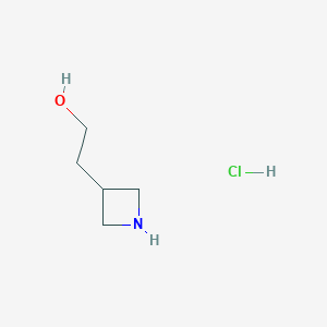 molecular formula C5H12ClNO B1527049 2-(Azetidin-3-yl)ethan-1-ol hydrochloride CAS No. 152537-02-5