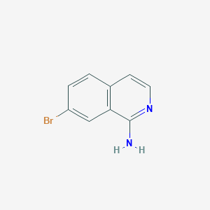 molecular formula C9H7BrN2 B152705 7-溴异喹啉-1-胺 CAS No. 215453-53-5