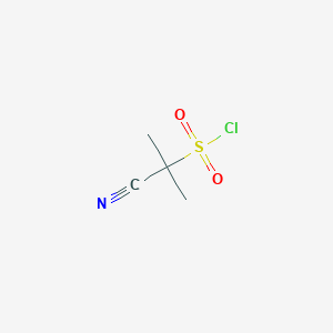 1-Cyano-1-methylethane-1-sulfonyl chloride