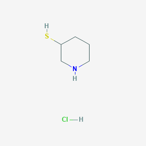 molecular formula C5H12ClNS B1527069 哌啶-3-硫醇盐酸盐 CAS No. 1257081-01-8