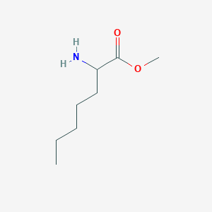 molecular formula C8H17NO2 B15270710 Methyl 2-aminoheptanoate 