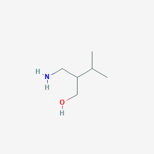 molecular formula C6H15NO B1527073 2-(Aminomethyl)-3-methylbutan-1-ol CAS No. 718633-43-3