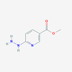 molecular formula C7H9N3O2 B1527074 Methyl 6-hydrazinylpyridine-3-carboxylate CAS No. 89853-71-4