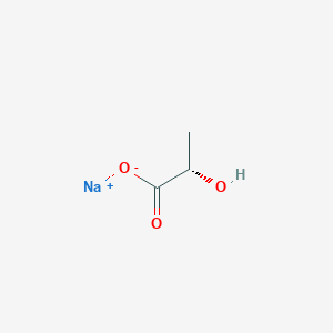 molecular formula C3H5NaO3 B152708 乳酸钠 CAS No. 867-56-1