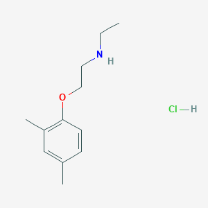 molecular formula C12H20ClNO B1527082 2-(2,4-Dimethylphenoxy)-N-ethylethanamine hydrochloride CAS No. 1349717-40-3