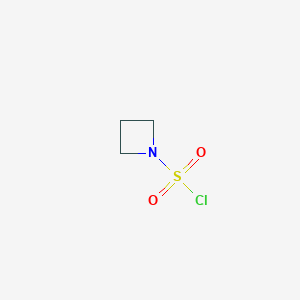 molecular formula C3H6ClNO2S B1527085 1-Azetidinesulfonyl chloride CAS No. 639519-67-8