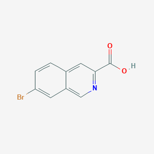 molecular formula C10H6BrNO2 B152709 7-溴异喹啉-3-羧酸 CAS No. 660830-63-7