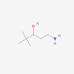 molecular formula C7H17NO B1527090 1-Amino-4,4-dimethylpentan-3-ol CAS No. 552338-18-8
