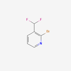 molecular formula C6H4BrF2N B1527092 2-Bromo-3-(difluoromethyl)pyridine CAS No. 1211515-00-2
