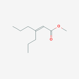 molecular formula C10H18O2 B15270991 Methyl 3-propylhex-2-enoate 