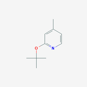 molecular formula C10H15NO B1527101 2-(tert-Butoxy)-4-methylpyridine CAS No. 57883-15-5