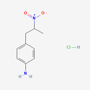 [4-(2-Nitropropyl)phenyl]amine hydrochloride