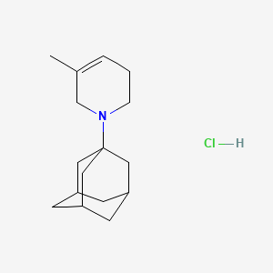 molecular formula C16H26ClN B1527107 1-(1-金刚烷基)-5-甲基-1,2,3,6-四氢吡啶盐酸盐 CAS No. 1332531-26-6