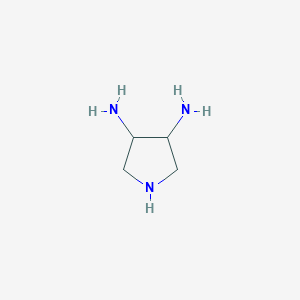 molecular formula C4H11N3 B15271111 Pyrrolidine-3,4-diamine 