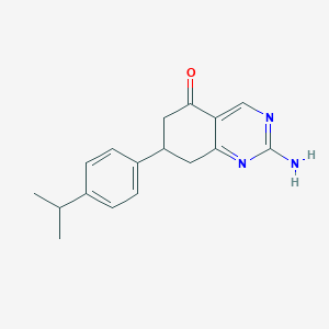 2-amino-7-(4-isopropylphenyl)-7,8-dihydroquinazolin-5(6H)-one