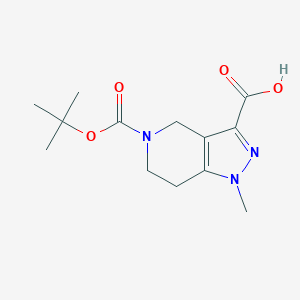 5-(tert-Butoxycarbonyl)-1-methyl-4,5,6,7-tetrahydro-1H-pyrazolo[4,3-c]pyridine-3-carboxylic acid