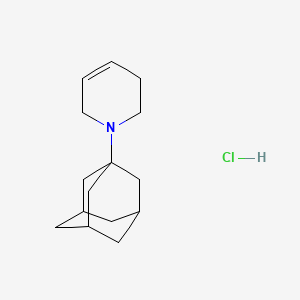 molecular formula C15H24ClN B1527120 1-(1-Adamantyl)-1,2,3,6-tetrahydropyridine hydrochloride CAS No. 1332531-65-3