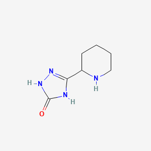 3-(piperidin-2-yl)-4,5-dihydro-1H-1,2,4-triazol-5-one