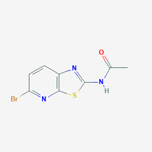 molecular formula C8H6BrN3OS B1527125 N-(5-Bromothiazolo[5,4-b]pyridin-2-yl)acetamide CAS No. 1112982-76-9