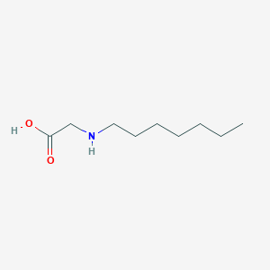 2-(Heptylamino)acetic acid