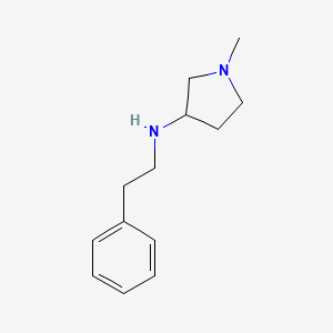 1-methyl-N-(2-phenylethyl)pyrrolidin-3-amine