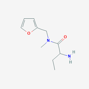 2-amino-N-(furan-2-ylmethyl)-N-methylbutanamide