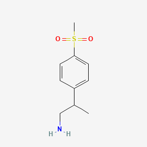 2-(4-Methanesulfonylphenyl)propan-1-amine