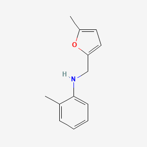 2-Methyl-N-[(5-methylfuran-2-YL)methyl]aniline