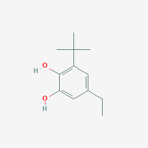 3-Tert-butyl-5-ethylbenzene-1,2-diol