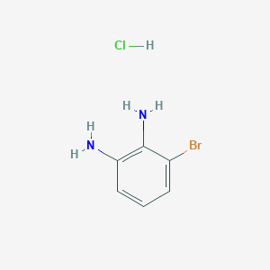 molecular formula C6H8BrClN2 B1527134 3-ブロモベンゼン-1,2-ジアミン塩酸塩 CAS No. 1187830-74-5