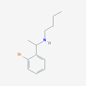 [1-(2-Bromophenyl)ethyl](butyl)amine