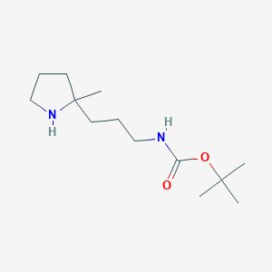 tert-butyl N-[3-(2-methylpyrrolidin-2-yl)propyl]carbamate