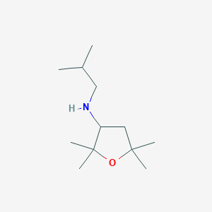 2,2,5,5-tetramethyl-N-(2-methylpropyl)oxolan-3-amine