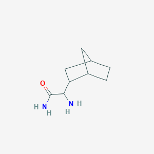 2-Amino-2-{bicyclo[2.2.1]heptan-2-yl}acetamide