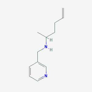 (Hex-5-en-2-yl)(pyridin-3-ylmethyl)amine