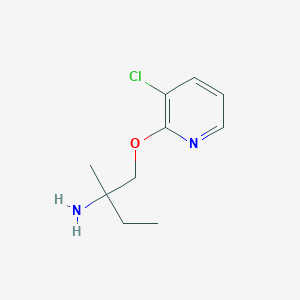 1-[(3-Chloro-2-pyridyl)oxy]-2-methyl-butan-2-amine