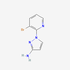 1-(3-bromopyridin-2-yl)-1H-pyrazol-3-amine