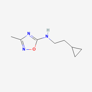 N-(2-Cyclopropylethyl)-3-methyl-1,2,4-oxadiazol-5-amine