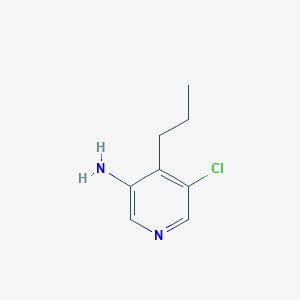 5-Chloro-4-propylpyridin-3-amine