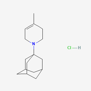 molecular formula C16H26ClN B1527159 1-(1-金刚烷基)-4-甲基-1,2,3,6-四氢吡啶盐酸盐 CAS No. 1332530-67-2
