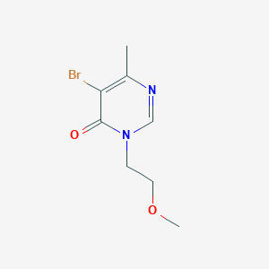 5-Bromo-3-(2-methoxyethyl)-6-methyl-3,4-dihydropyrimidin-4-one