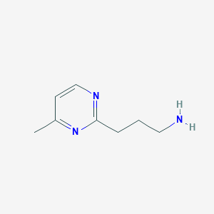 3-(4-Methylpyrimidin-2-yl)propan-1-amine