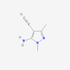 4-ethynyl-1,3-dimethyl-1H-pyrazol-5-amine