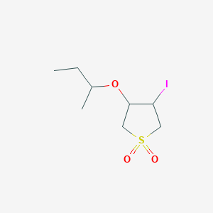 3-(Sec-butoxy)-4-iodotetrahydrothiophene 1,1-dioxide